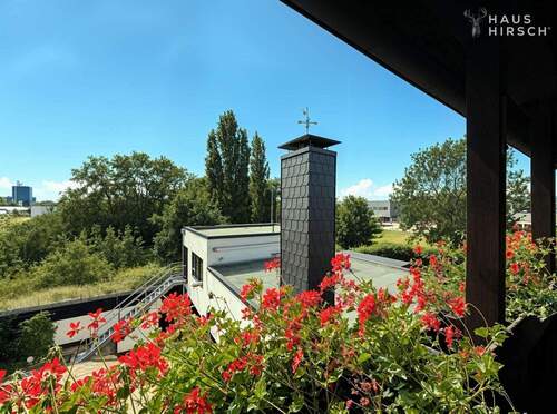 Ausblick von der Dachterrasse - Büro zum Kaufen in Emmerich am Rhein