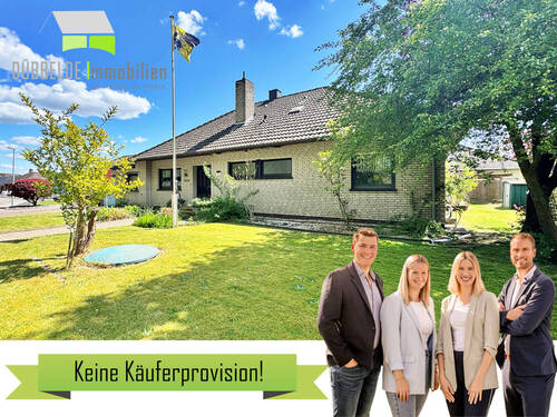 Außenansicht - Ebenerdiger Bungalow mit ca. 135 m² Wohnfläche - inkl. grünem Garten zum Wohlfühlen