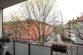 Blick vom Balkon - 1 Zimmer Etagenwohnung in Berlin / Spandau