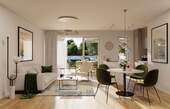 Visualisierung 2 Wohnen, Essen, Kochen Tageslicht - 