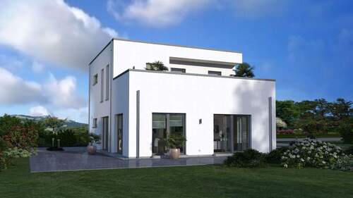 Ansicht Garten - Einfamilienhaus mit 188,10 m² in Bolanden zum Kaufen