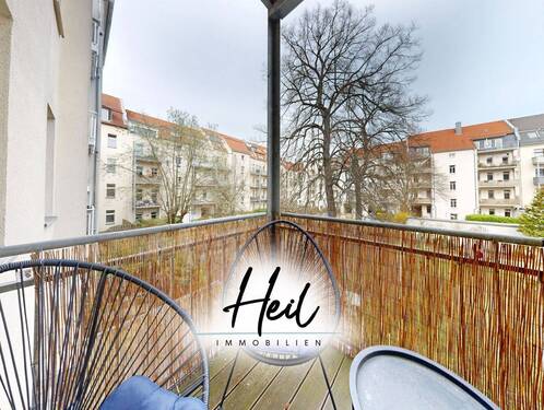 Ansicht - Vermietete 2-Zimmer-Wohnung mit Balkon im sanierten Mehrfamilienhaus