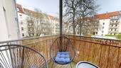 Balkon - 2 Zimmer Etagenwohnung in Leipzig