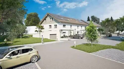 Blick zum Anwesen - 3 Zimmer Etagenwohnung zum Kaufen in Mühldorf a.Inn