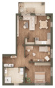 Grundriss Wohnung 14 - 