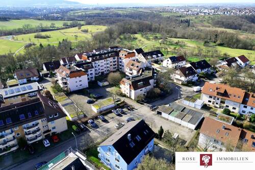 Drohnenansicht Umgebung - 3 Zimmer Etagenwohnung in Waiblingen