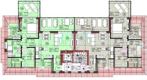 Dachgeschoss - Etagenwohnung mit 48,40 m² in Wangerooge zum Kaufen