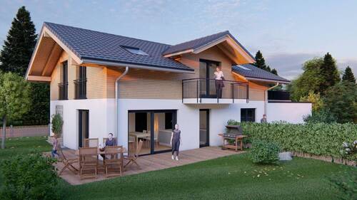 Illustration - Neubau! Großzügiges Einfamilienhaus mit Einliegerwohnung in schöner Wohnlage von Weilheim