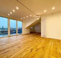 Erstbezug! 2 Zimmer DG Wohnung mit Sonnenloggia zum Wohlfühlen, neue Böden, neues Bad, saniert! - Veitsbronn