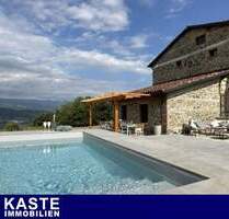 Exklusives Stein-Landhaus mit Panoramablick und Schwimmbad in der Toskana - Lucca