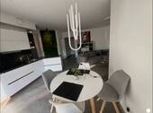 offene Küche mit Essbereich - 2 Zimmer Terrassenwohnung in Springe