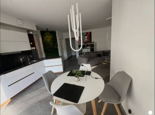 offene Küche mit Essbereich - 2 Zimmer Terrassenwohnung in Springe