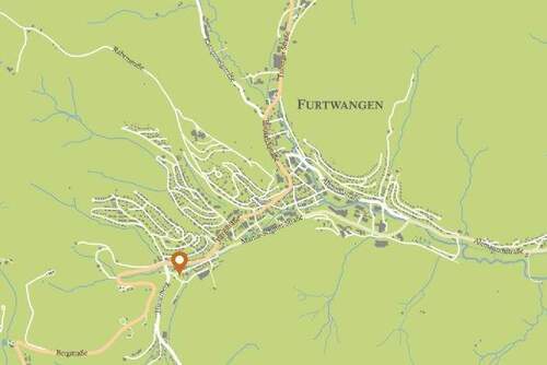 Stadtplan - Etagenwohnung mit 75,80 m&sup2; in Furtwangen im Schwarzwald zum Kaufen