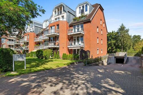 Hausansicht - Gepflegte 3-Zimmer-Wohnung mit Westterrasse in ruhiger Lage