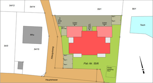 Lageplan - Grundstück zum Kaufen in Jahnsdorf/Erzgeb.