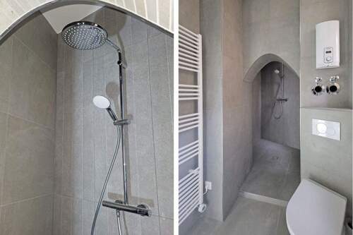 Badezimmer - Erstbezug nach Kernsanierung - moderne 2-Zimmer-Wohnung im charmanten Altbau