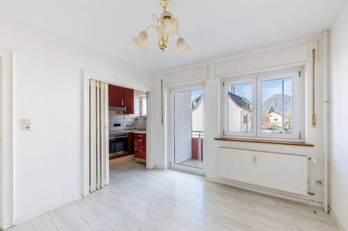 Wohn-und Essbereich - 2 Zimmer Etagenwohnung in Singen