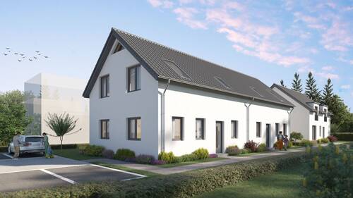 Ansicht vorne - 4 Zimmer Doppelhaushälfte zum Kaufen in Schenefeld