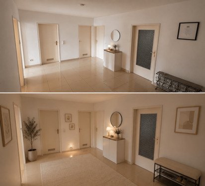 großzügige Diele.png - 3 Zimmer Etagenwohnung in Fürth