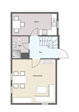 Erdgeschoss Vorderhaus - 