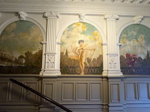 Gemälde Hauseingang - 