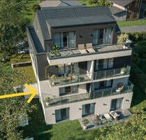 Massivholz-Neubau: 2 Zimmer mit Balkon, KfW40, gesundes Wohnklima, Weitblick - Erlangen / Bruck
