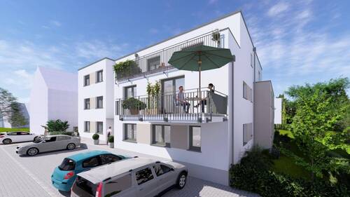 Straßenansicht - 4 Zimmer Etagenwohnung in Malsch