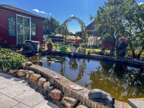 Terasse mit Teich - 