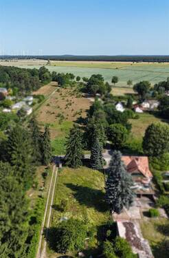 Luftbild Richtung Nord - Grundstück in Heidesee