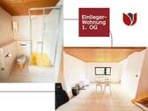 Einliegerwohnung im 1. OG/DG links mit Duschbad - 