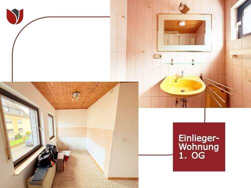 Küche und Duschbad der Einliegerwohnung - 