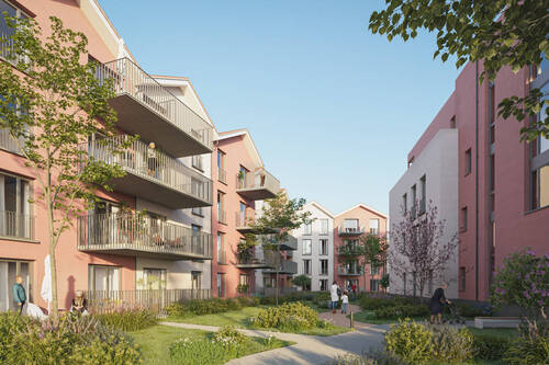 Visualisiuerung Schnellermühlen Quartier - Barrierefreies Wohnen im Schnellermühlen Quartier