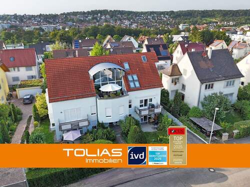 Titelbild - Ihr stillvolles neues Zuhause mit Garten - barrierefreie 3-Zimmer-Wohnung in Korntal-Münchingen