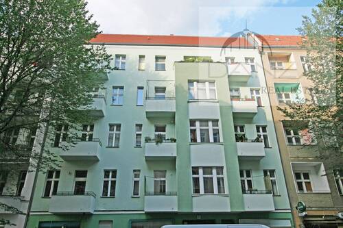 Hausansicht - Gelegenheit im Sprengel-Kiez! Vermietete Wohnung zum sanieren mit Gartenfläche