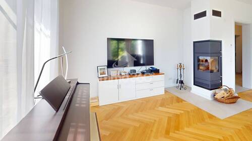 Zimmer 1 + Kamin - Einfamilienhaus mit 267,40 m&sup2; in Falkensee zum Kaufen