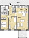 Einheit Nr. 102 - Etagenwohnung mit 85,20 m² in Pfinztal zum Kaufen