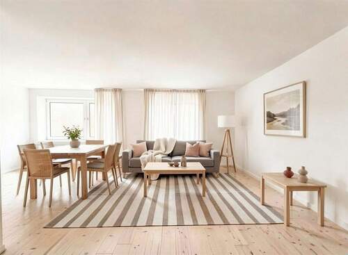 EG. Wohnzimmer 1, Wohnbeispiel Virtual-Staging - 
