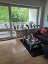 Wohnzimmer möbliert - Schöne, ruhige 2 Zimmer, Küche, Bad-Wohnung mit Balkon in Saarbrücken-Rotenbühl