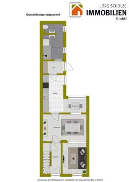 Grundrißskizze EG - 