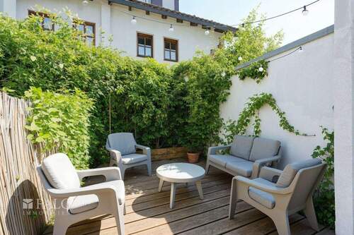Gartenterrasse Einrichtungsbeispiel - 