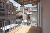 Südbalkon West/Südaussicht - Etagenwohnung mit 77,00 m² in Güglingen zur Miete