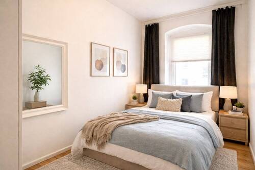 Schlafzimmer (visualisiert) - 2 Zimmer Etagenwohnung zum Kaufen in Berlin
