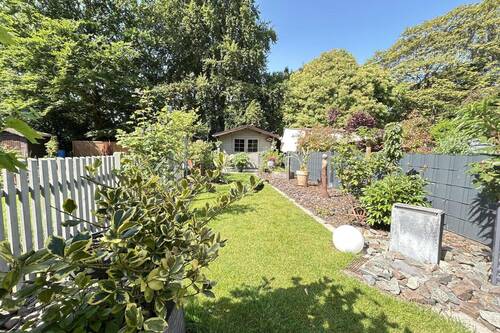 Garten - Reihenmittelhaus mit 68,00 m&sup2; in Lübeck zum Kaufen
