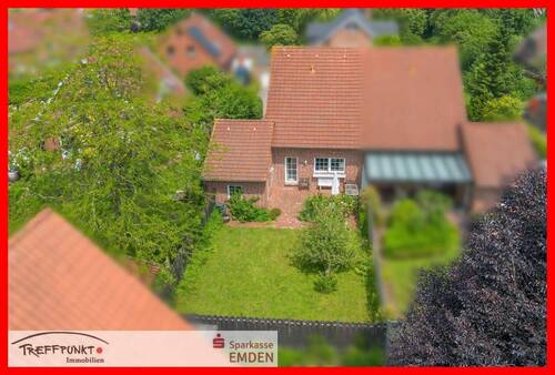 Rückansicht - 4 Zimmer Doppelhaushälfte in Emden
