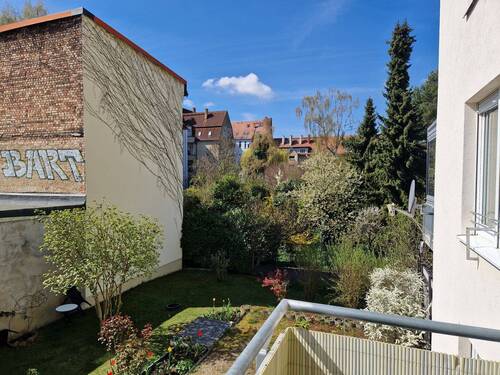 Blick vom Balkon - 