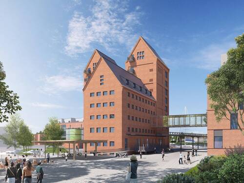 Speichertürme Südansicht - 2 Zimmer Etagenwohnung in Neustadt