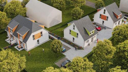 Übersicht - Einfamilienhaus mit 103,00 m² in Rückersdorf zum Kaufen