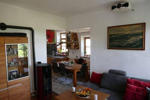Wohn-Ess-Bereich - 4 Zimmer Etagenwohnung in Samerberg