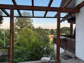 Blick von Carport - 