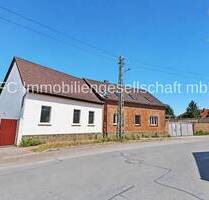 Vielseitige Wohn- und Gewerbeimmobilie in Dessau OT Mildensee - Wohnhaus, Büros, Hallen u. Werkstatt - Dessau-Roßlau